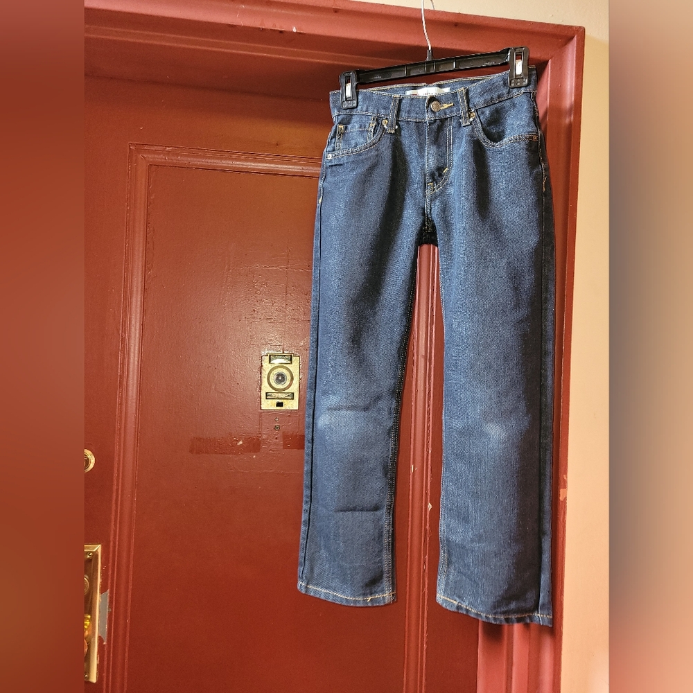 Levi's Strauss & CO 514tm Straight Navy Jeans Size 12 Reg